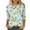 Light Blue, variant on Funny Bee Shirts for Women Loose Fit Casual Summer 3/4 Lenght Sleeve Crewneck Tunic Blouse Trendy Oversized Dressy Pullover Tops Yellow#02 XXL