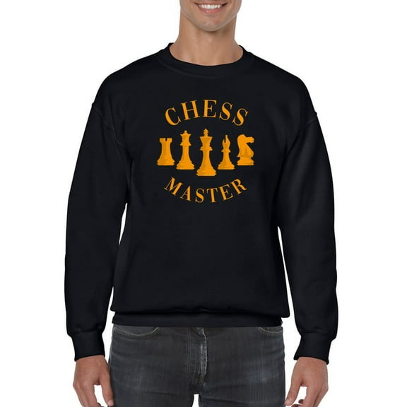 Chess Master Man Men Sweatshirt, Male 3X-Large