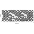 thumbnail image 7 of Black and White Chevron Pattern Kitchen Rug Mat,Kitchen Runner Rugs Non Skid Washable,Decorative Kitchen Floor Mats for Kitchen,Sink,Laundry,17"x47.2", 7 of 7