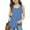Blue, variant on OGLCCG Girls Tank Tops Kids Summer Crewneck Sleeveless T Shirt Lightweight Casual Tee Dancewear for Teen 3-14 Years