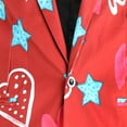 thumbnail image 6 of Tiweut Mens Floral Blazer Jacket Valentine's Day Paisley Tuxedo Suit Party Dress Coat,Red, 6 of 9