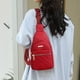 thumbnail image 5 of Bolsa de Viaje para Hombre y Mujer, Impermeable, con Bolsillo Antirrobo y Carga Usb, Gran Capacidad para Deportes Al Aire Libre, Ciclismo, Senderismo y Viajes, Color Rojo, Ligera., 5 of 7