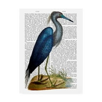 Trademark Fine Art 'Blue Heron Modern 2' Canvas Art by Fab Funky
