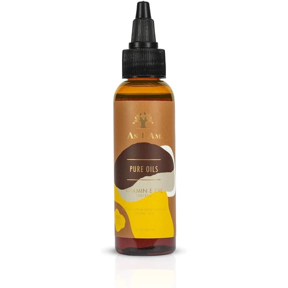 As I Am Antioxidant Rich Protects Against UV Damage Nourishes Hair Pure Oils Vitamin E Oil 2Oz (60ml)