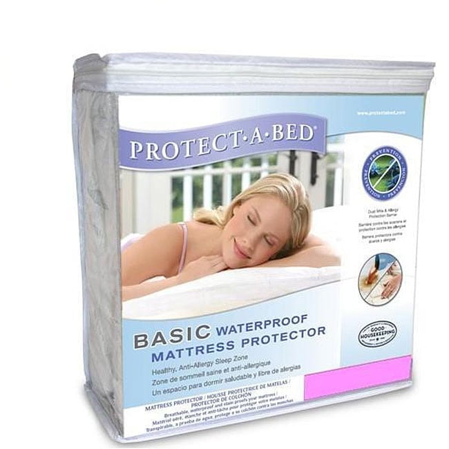 protectabed basic smooth waterproof mattress protector