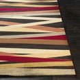 thumbnail image 5 of Livabliss Area Rugs for Living Room, 2x3 Riley Modern Dark Red Rug, Bedroom Dining Room Home Decor Stain Resistant Carpet (2' x 3'3"), 5 of 7