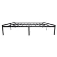 thumbnail image 2 of KEANO Twin Bed Frame, Heavy Duty Durable Metal Platform with Sturdy Steel Slats, 12.4 Inch Large Underbed Storage Space, No Box Spring Needed, Easy to Assembly, Noise Free, Black, 2 of 10