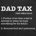 thumbnail image 2 of Mens Funny T Shirts Dad Tax Sarcastic Fathers Day Novelty Tee for Men Graphic Tees, 2 of 7