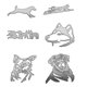 thumbnail image 1 of Troqueles de corte de metal para perros (6 unidades/juego), plantillas de moldes para manualidades y sellos., 1 of 5