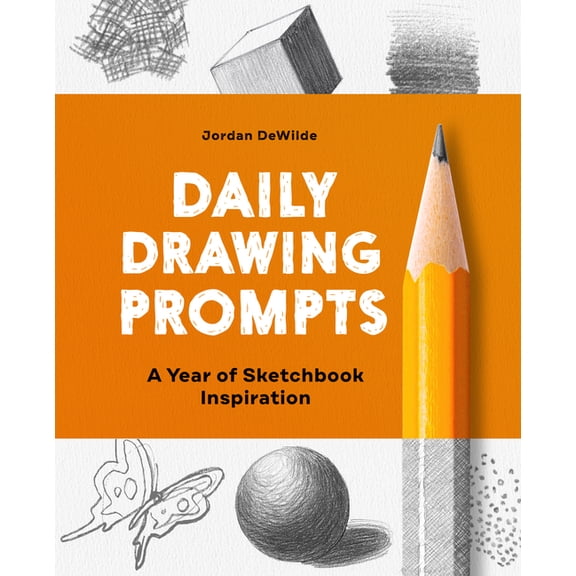 Daily Drawing Prompts: A Year of Sketchbook Inspiration, (Paperback)