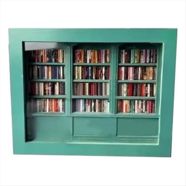 Adornos de Estantería en Miniatura, Mini Libros, Regalos para la Ansiedad, Decoración de la Oficina de la Sala de Estar Verde