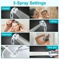 thumbnail image 4 of SUGIFT Hand Held Shower Head with Filter Beads 3 Settings Spray High-Pressure Shower Heads, 4 of 9