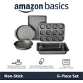 thumbnail image 2 of TrendMallOasis 6-Piece Nonstick Carbon Steel Bakeware Set, Oven Safe Baking Pans for Cakes, Muffins & Cookies, 2 of 5