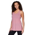 thumbnail image 3 of RBX Active Women's Twist Back Soft Relaxed Fit Tunic Tank Top, 3 of 8