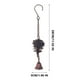 thumbnail image 3 of Carrilln De Viento Metlico Con Forma De Pia, Decoracin Para Jardn O Exteriores, Construccin De Acero Resistente, Acabado Inoxidable, Ideal Para Patios, Jardines Y Terrazas. Sonido, Ukhbmc, 3 of 9