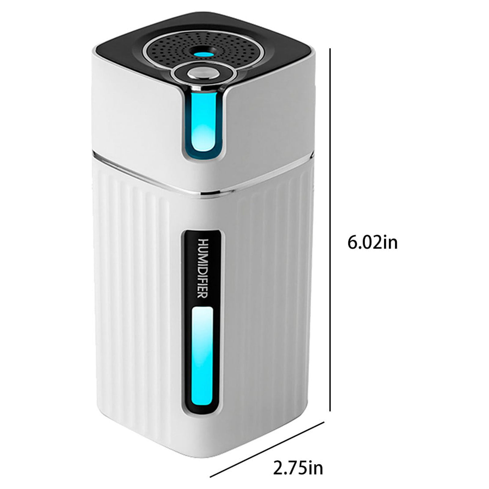 Humidifier for Home,USB Car Humidifier, Gradient and Fixed Color Mini Desktop Humidifier,Auto Shut-off and BPA-Free for Safety