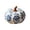 B, variant on Black White Floral Fabric Pumpkin Ornament, Stuffed Cloth Pumpkin Tabletop Decor, Farmhouse Indoor Decorative Pumpkin for Halloween Thanksgiving Shelf Mantel Home Display