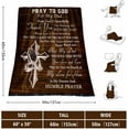 thumbnail image 2 of Dad Pray Christian Gifts for Dad, Prayer Gifts for Men, Dad Christian Blanket , Thank You Dad Gifts, Best Gifts for Dad from Daughter/Son, Religious Gifts for Dad White, 2 of 7