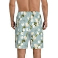 thumbnail image 2 of Yiaed Tulips Flowers for Men's Soft Sleep Pajama Short Lounging Pajama Shorts-Medium, 2 of 8
