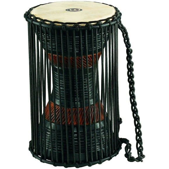 Meinl African Talking Drum with Mahogany Wood Shell and Wooden Beater-NOT Made in China-Medium Size Goat Skin Heads, 2-Year Warranty, (ATD-M)