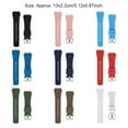 thumbnail image 3 of jesticaly Watch Strap Solid Color Universal Replacing Wristwatch Band Accessories Green, 3 of 6