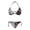 Abstract Swirl Camo Print, variant on Back Strap Bathing Suit for Beach Spa Plus Size Design Skin Friendly and Breathable Bikini Sets, Bikini Swimsuit