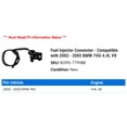thumbnail image 2 of Fuel Injector Connector - Compatible with 2002 - 2005 BMW 745i 4.4L V8 2003 2004, 2 of 2