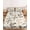 Brown, khaki, linen, variant on Twin Sze Fitted Sheet Set - Brown Beige Botanical 2 Piece Bedding Sets 16" Deep Pocket Fitted Sheet with 1 Pillowcase, Rustic Country Spring Floral Summer Leaf Brushed Microfiber Hotel Bed Sheets