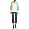 thumbnail image 5 of The Pioneer Woman, Pull-On Embroidered Cropped Jean, Womens, 5 of 7