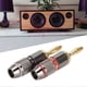 thumbnail image 2 of 24K Gold plated Pure Copper Banana Head Plug o Speaker Cable Connector, 2 of 2