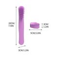 thumbnail image 3 of Bilqis Deals Soft Portable Snap Loop Comb Cordable Hair Comb Soft Comb, 3 of 3