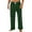 02# Dark Green, variant on Mens Flannel Plaid Pajama Pant, Soft Lightweight Lounge Sleep Bottoms with Pockets and Button Fly Dark Green M
