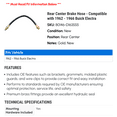 thumbnail image 2 of Rear Center Brake Hose - Compatible with 1962 - 1966 Buick Electra 1963 1964 1965, 2 of 2