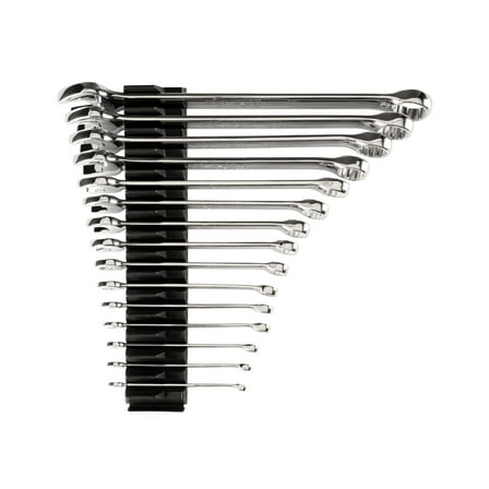 TEKTON Combination Wrench Set with Modular Wrench Organizer, 15-Piece (1/4 - 1 in.) | WCB95102