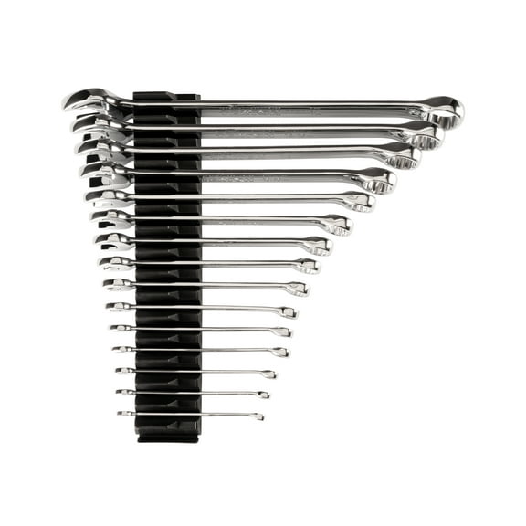 TEKTON Combination Wrench Set with Modular Wrench Organizer, 15-Piece (1/4 - 1 in.) | WCB95102