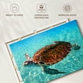 thumbnail image 6 of Elephant Stock Cancun Beach Turtle Wall Art - Horizontal Canvas Wall Art - Living Room Wall Decor - Animal Canvas - Turquoise And Blue Decor - 51" x 34", 6 of 8