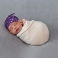 thumbnail image 5 of Daiia Purple Glitter Pattern Baby Beanie Knit Toddler Hat Kids Embroidered Beanies Cap for Girls Boys 0-8 Years, 5 of 5