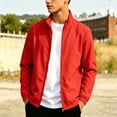 thumbnail image 2 of Annhoo Windbreaker Jackets for Boys Collar Long Sleeve Lightweight Full Zip Breathable Outdoor Gym Coats, 2 of 9