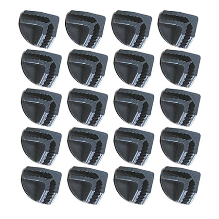 Set of 20 Wire Connectors Replacement Parts Corner Components Spare Closet Clasp Buckle Clip for Organizer Storage Shelf Black Angle
