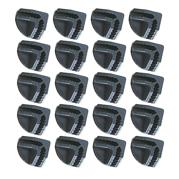 Juego de 20 conectores de cubo de alambre, piezas de repuesto, cubos de almacenamiento de alambre para almacenamiento Ángulo negro