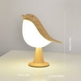 thumbnail image 2 of Jierger Lampe de Chevet Rechargeable en Forme d'Oiseau Lampe de Table Sans Fil Tactile Réglable 3000k 6000k Led à Batterie Lampe de Table Intérieure et Extérieure Veilleuse pour Enfants 1800 Mah, 2 of 8