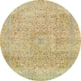 thumbnail image 1 of Ahgly Company Indoor Round Abstract Bronze Brown Abstract Area Rugs, 6' Round, 1 of 6