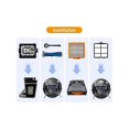 thumbnail image 4 of For Av2501ae Rv2502ae Av2501s Av2511ae Rv2610wa Av2610wa Ai Robot Vacuum Accessories Kit, 4 of 5