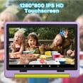 thumbnail image 4 of BESTSKI Android 14 10inch Kids Tablet with Protective Case,Octa-Core,8GB RAM+64GB Rom(1TB Expandable)Dual Camera,Parental Control,Pre-Intalled KIDOZ,Great Gift for Toddler-Purple, 4 of 8