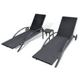 thumbnail image 5 of vidaXL Patio Lounge Chairs Outdoor Sunloungers Backyard Sunbeds Poly Rattan, 5 of 5