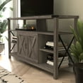 thumbnail image 2 of Flash Furniture Wyatt Modern Farmhouse Television Stand for TVs up to 60",Gray, 2 of 11