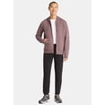 thumbnail image 2 of Athletic Works Men's and Big Men's Zip Up Fleece Hoodie Sweatshirt, Sizes S-5XLT, 2 of 5