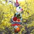 thumbnail image 6 of ZToonmas Easter Decorations Wooden Hanging Easter Tree Decoration -Laser Cut -Egg Rabbits Bunny Cute Rabbit Toys, 6 of 8