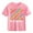 Pink, variant on YunPes Kids Boys Girls T-Shirt for 100th Day of School Celebration Cute Letter Printed Fashion Sweatshirt Crew Neck Cotton Shirt