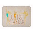 thumbnail image 1 of "Treasures Let's Dance Linen Light Floor Mat, 19 H x 27 W, multicolor" Caroline's Treasures BB5376RUG, 1 of 1